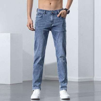 2022 New Men's Stretch Skinny Jeans New Spring Fashion Casual Cotton Denim Slim Fit Pants Male Trousers